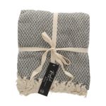JENS Living Basic Recycled Cotton Plaid Grijs