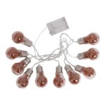 SENZA LED Glitter Bol Slinger Koper