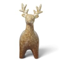 JENS Living Reindeer Candleholder Brown