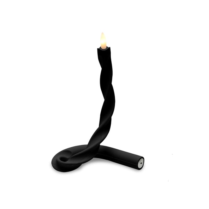 JENS Living Flexibele LED Kaars Zwart