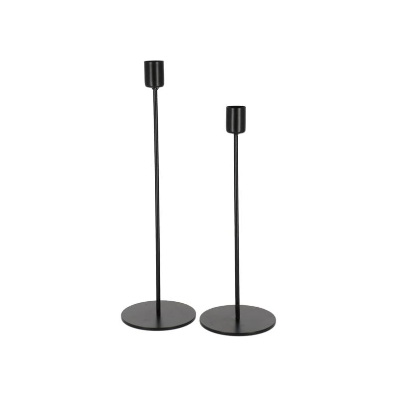 JENS Living Candleholder Set Finn Black /2