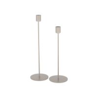 JENS Living Candleholder Set Finn Warm Grey /2
