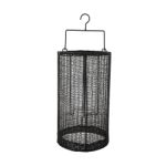 JENS Living Geweven Lantaarn Indy Large Zwart