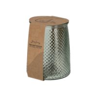 JENS Living Theelichthouder met 3 Theelichten Groen