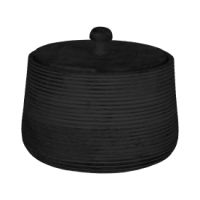 JENS Living Mango Opbergpot Zwart XL