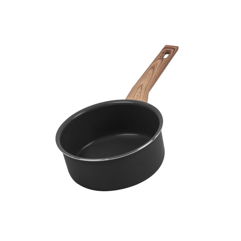 JENS Living Steelpan Gerecycled Aluminium Zwart 16CM