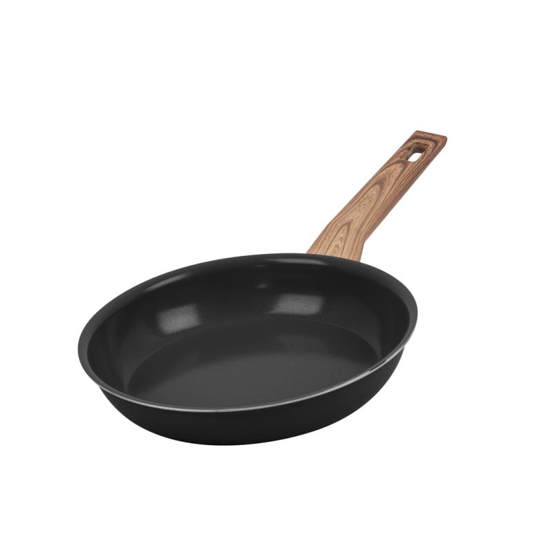 JENS Living Koekenpan Gerecycled Aluminium Zwart 28CM