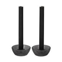 JENS Living Giftset Kandelaar + Kaars Zwart /2