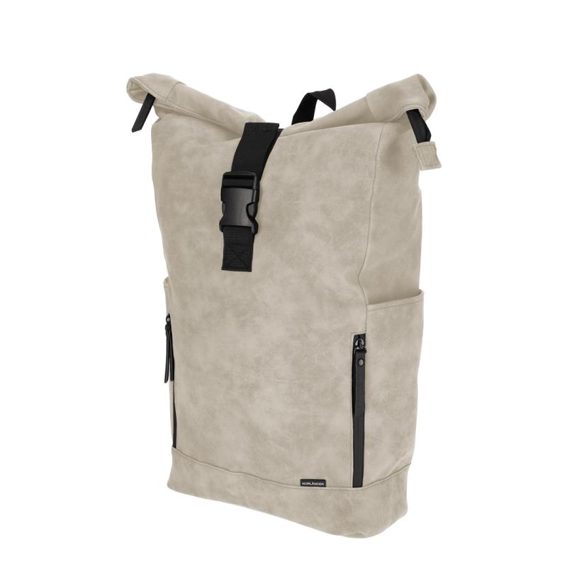 NORLÄNDER Nubuck Bicycle Backpack Taupe