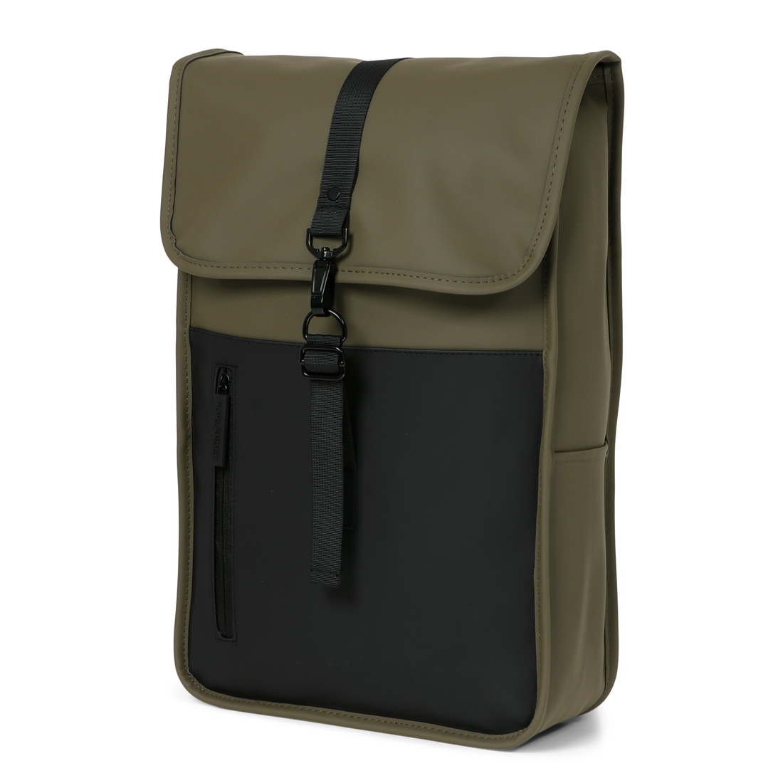 NORLANDER Dull PU Duo Backpack Green Black